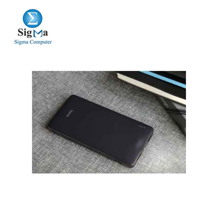 Rapoo P390 Polymer - 10000mAh Powerbank - Black