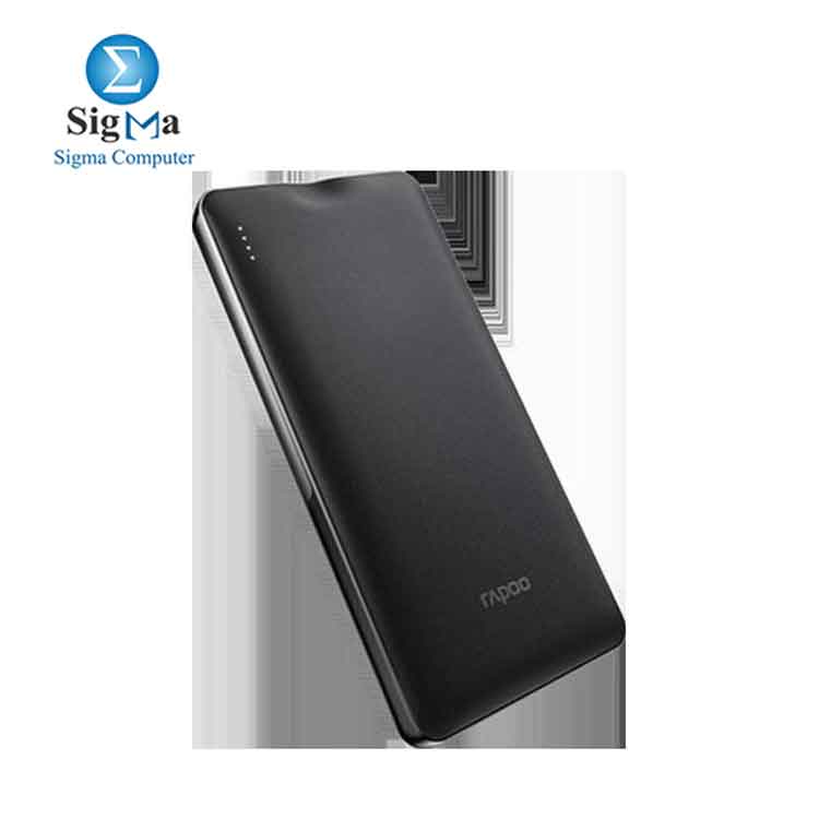 Rapoo P390 Polymer - 10000mAh Powerbank - Black