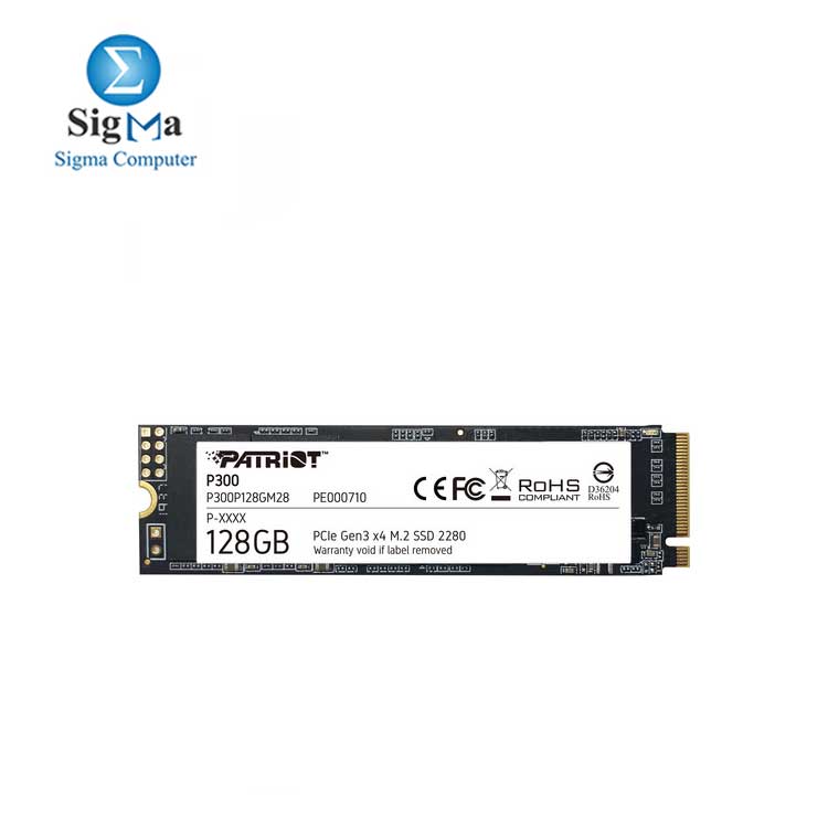 Patriot 128GB P300 M.2 2280 PCIe SSD