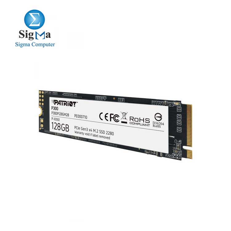 Patriot 128GB P300 M.2 2280 PCIe SSD