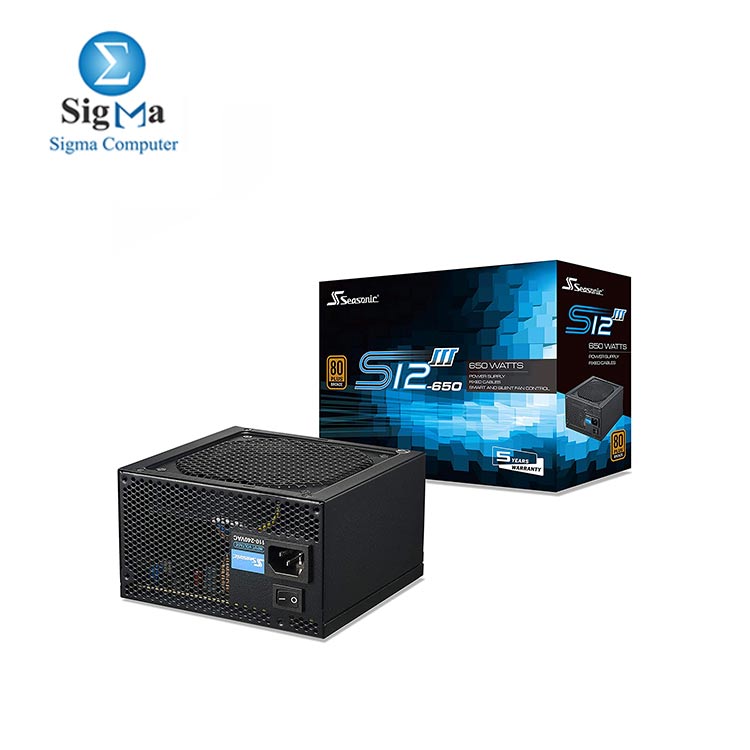 Seasonic S12III 650 SSR-650GB3 650W 80+ Bronze Power Supply