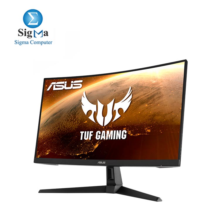 Monitor  ASUS TUF Gaming VG27WQ1B Curved Gaming – 27 inch WQHD (2560x1440), 165Hz(Above 144Hz), Extreme Low Motion Blur™, Adaptive-sync, FreeSync™ Premium, 1ms (MPRT), HDR10