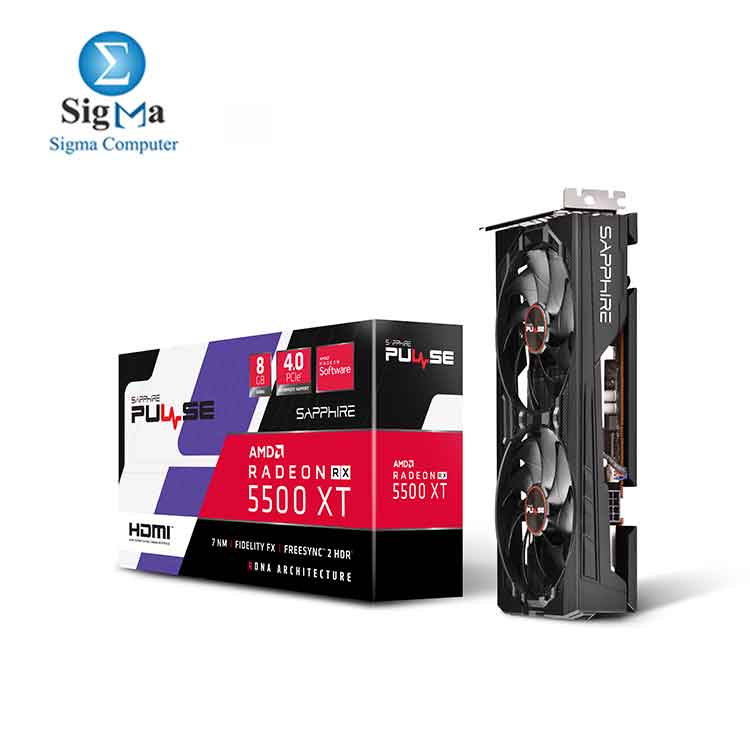 SAPPHIRE PULSE RX 5500 XT 8G GDDR6