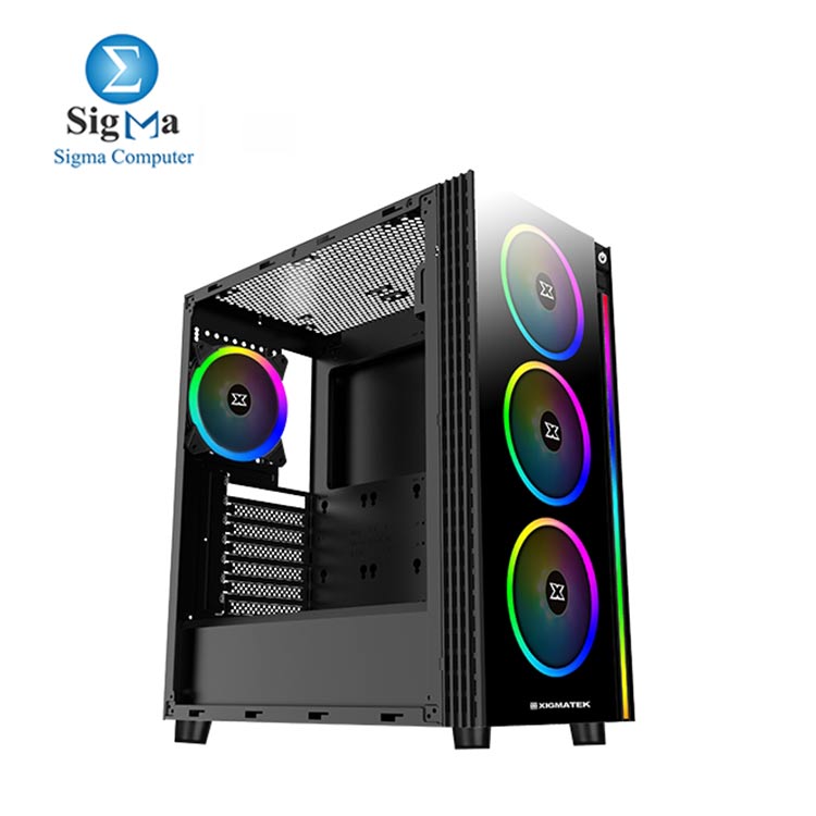 CASE XIGMATEK Poseidon ARGB GAMING MID TOWER