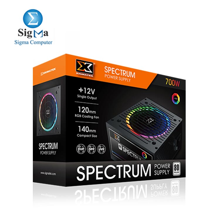 XIGMATEK SPECTRUM 700W 80PLUS POWER SUPPLY