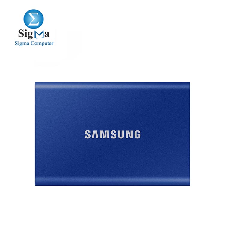 SAMSUNG T7 Portable SSD 500GB- USB 3.2 External Solid State Drive Blue