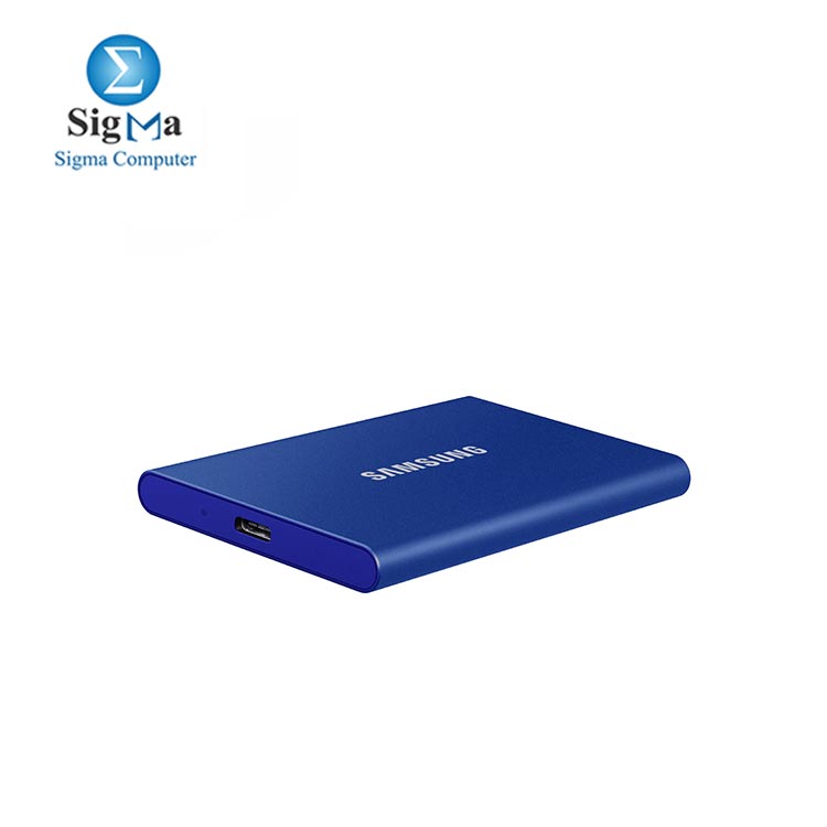 SAMSUNG T7 Portable SSD 500GB- USB 3.2 External Solid State Drive Blue