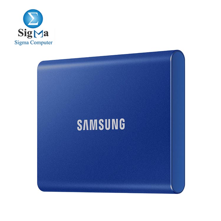 SAMSUNG T7 Portable SSD 500GB- USB 3.2 External Solid State Drive Blue