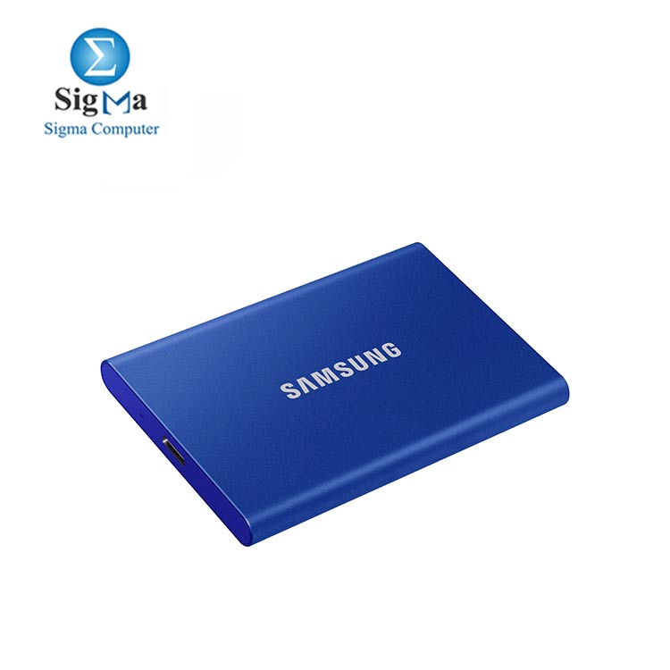 SAMSUNG T7 Portable SSD 500GB- USB 3.2 External Solid State Drive Blue