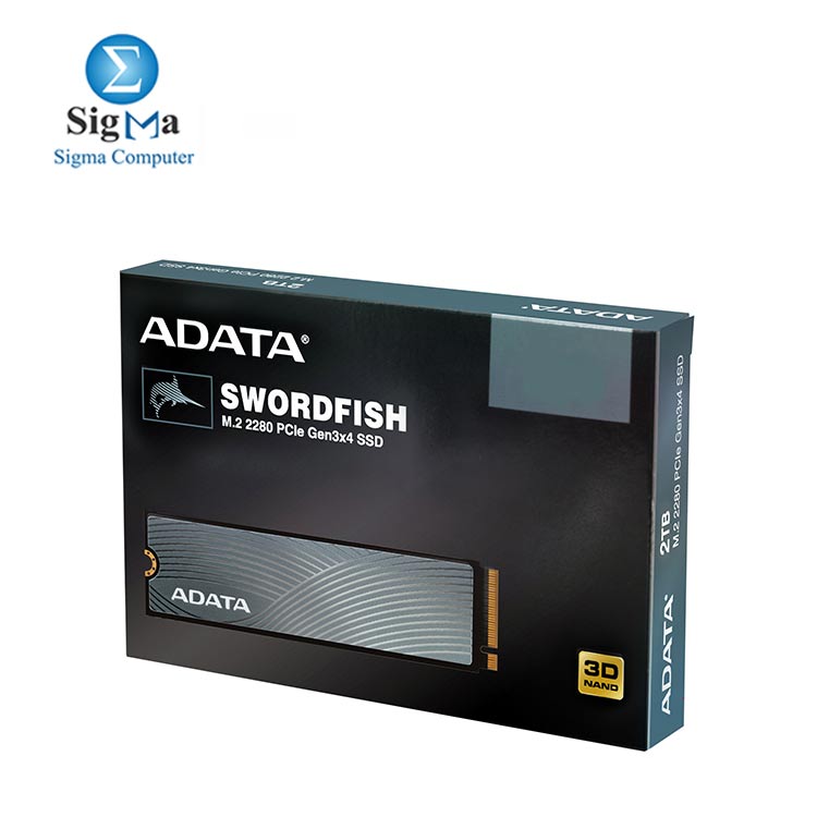 ADATA Swordfish 500GB 3D NAND PCIe Gen3x4 NVMe M.2