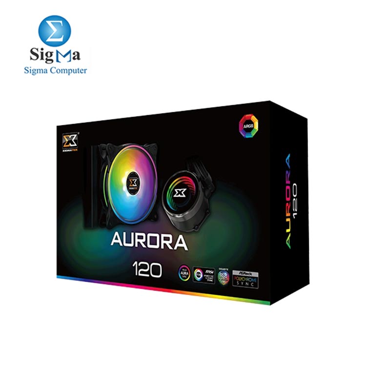 Xigmatek Aurora 120 120mm All-in-One Liquid CPU Cooler with ARGB