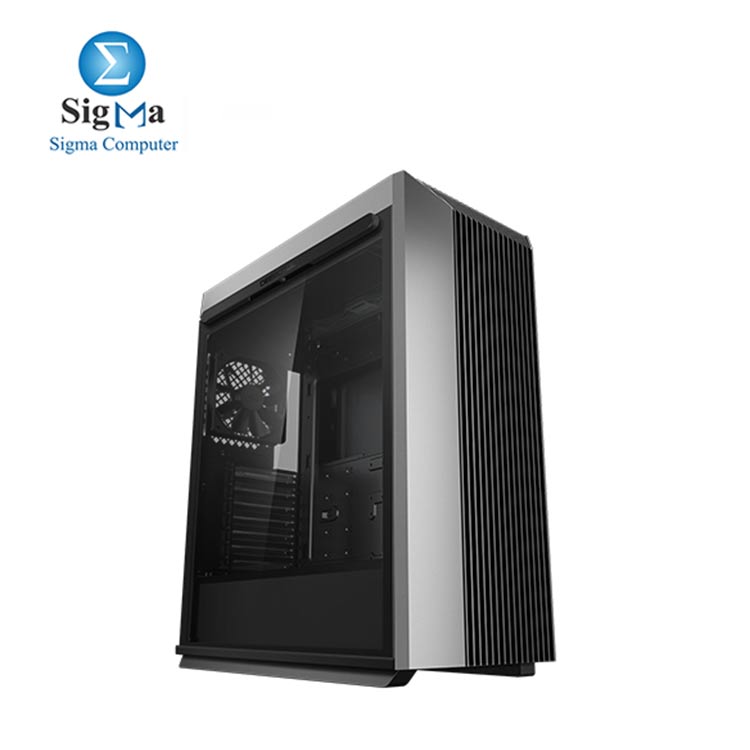 DeepCool CL500 Mid-Tower ATX Case High Airflow Mesh Front Panel I O USB Type-C port Tempered Glass Magnetic Side Panel Built-In Fan Hub and Graphics Card holder