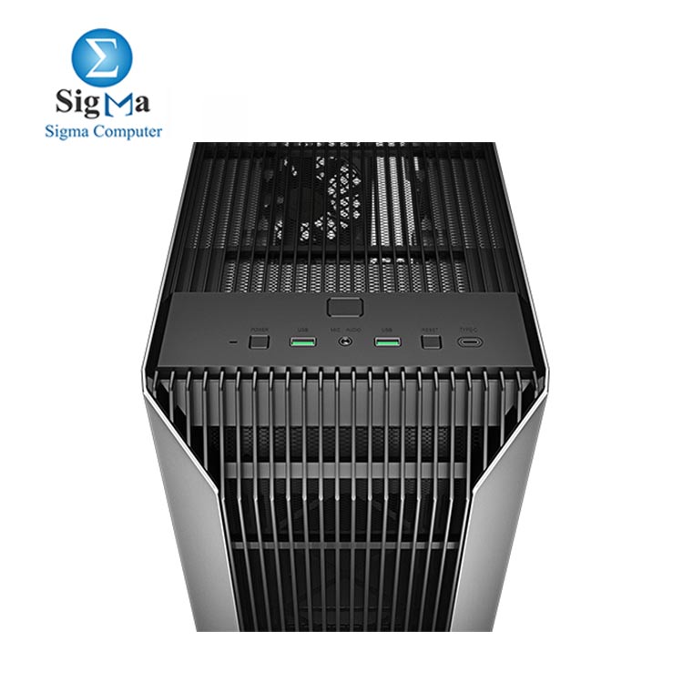 DeepCool CL500 Mid-Tower ATX Case High Airflow Mesh Front Panel I O USB Type-C port Tempered Glass Magnetic Side Panel Built-In Fan Hub and Graphics Card holder