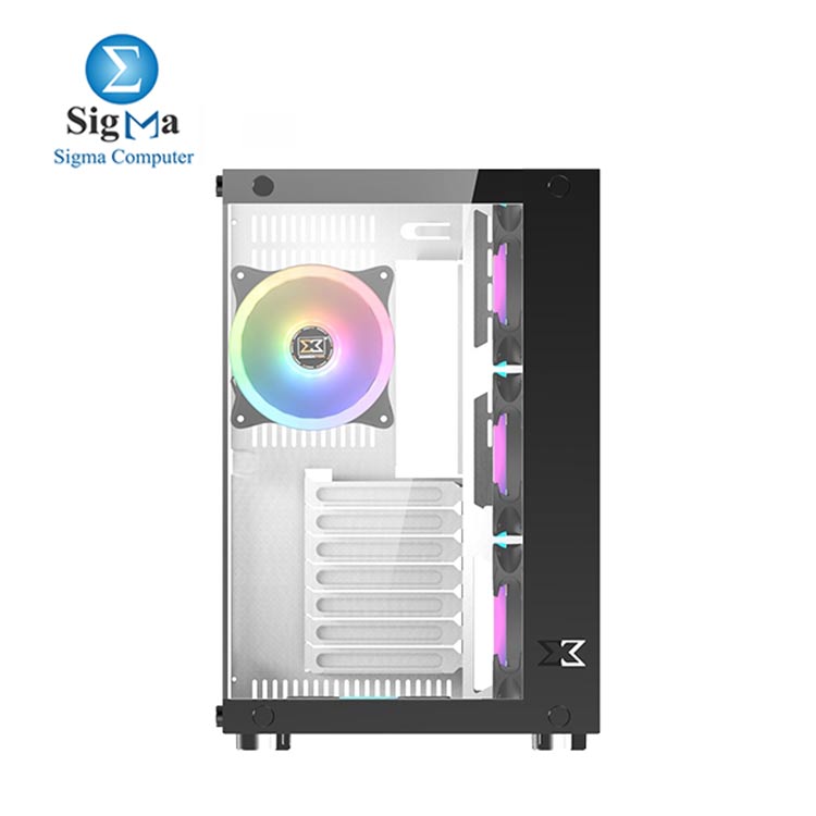 XIGMATEK Aquarius Plus (white) MID-TOWER Gaming Case 7 ARGB fans 