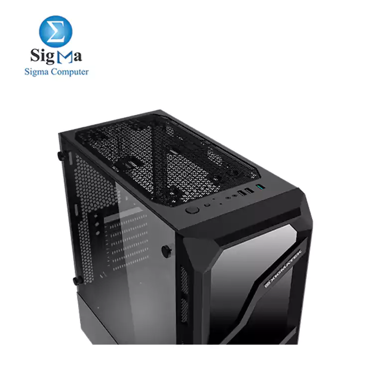 Xigmatek LAMIYA MID-TOWER Gaming Case  ATX  USB3.0x1 USB2.0x2  Front   Left TG  4PCS CY120 Fan  Frontx3 Rearx1