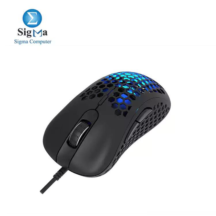 AULA F810 Wired Gaming Mouse, 6400 dpi, 6 Keys Custom Programable, Backlit RGB LED, Ergonomic Right Hand USB Optical Game Mice