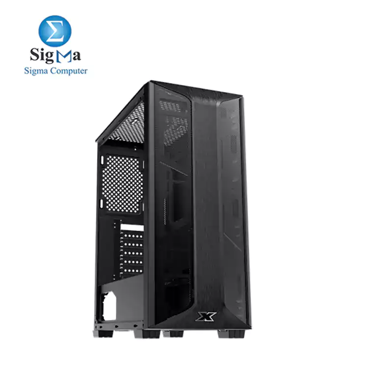 XIGMATEK TRIO GAMING MID TOWER CASE ATX USB3.0x1 USB2.0x2 Meshed Grill FP Left TG 4PCS X20F Fan X-POWER 600W 80 PLUS PSU