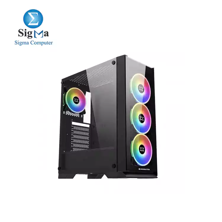 XIGMATEK Sirocon III GAMING MID TOWER CASE   X-POWER 600W 80 PLUS PSU