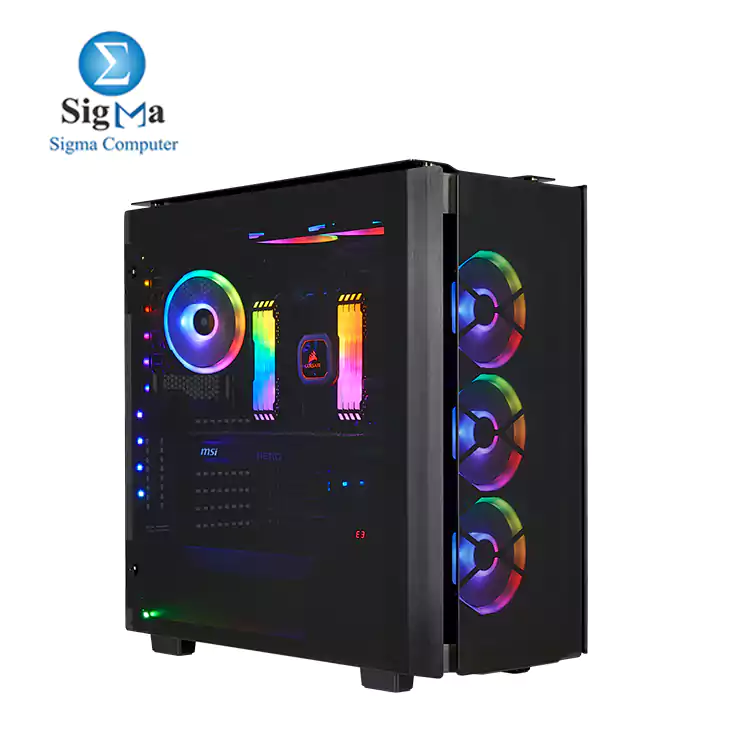 Corsair Obsidian Series 500D RGB SE Premium Mid-Tower Case  3 ventiladores RGB