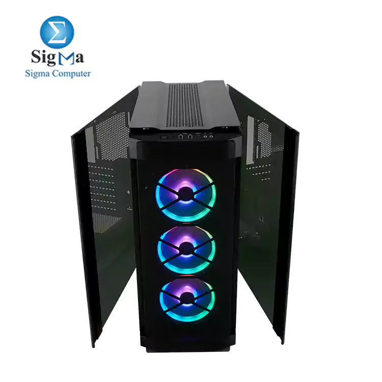 Corsair Obsidian Series 500D RGB SE Premium Mid-Tower Case  3 ventiladores RGB