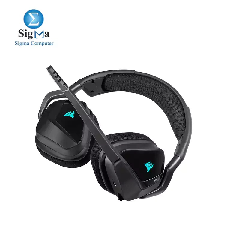 CORSAIR VOID RGB ELITE Wireless Premium Gaming Headset with 7.1 Surround Sound     Carbon