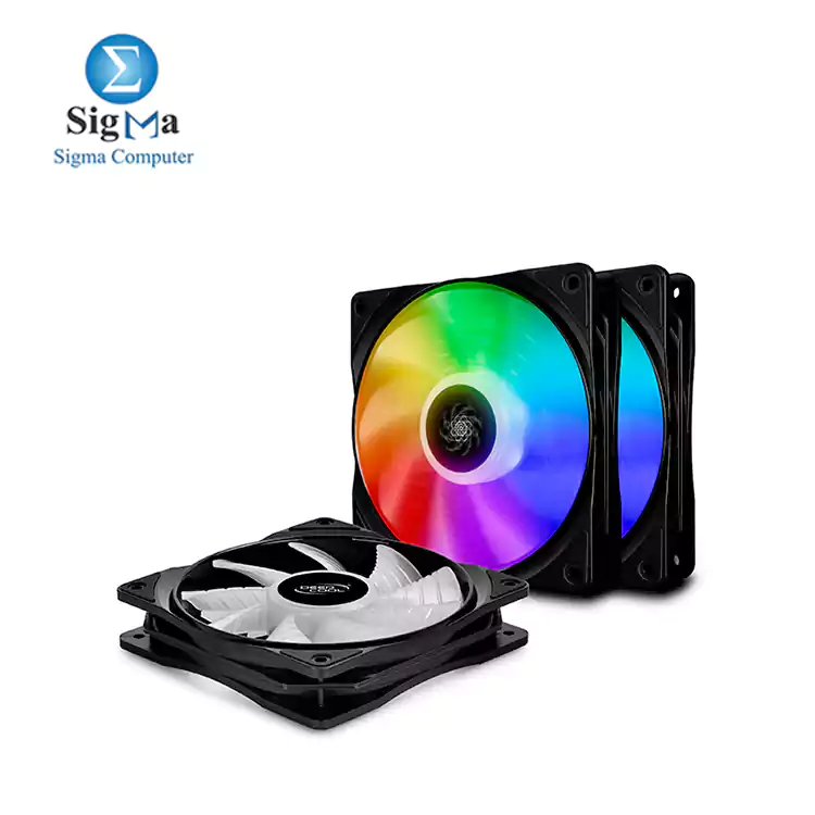 DEEPCOOL CF 120 - 3 IN 1 Addressable RGB, Motherboard SYNC by 5V ADD RGB 3-pin Header