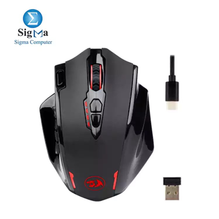 Redragon M913 Impact Elite Wireless Gaming Mouse  16000 DPI Wired Wireless RGB Gamer Mouse with 20 Programmable Buttons