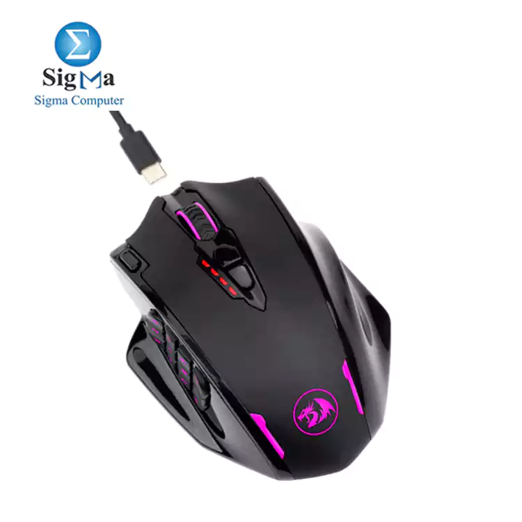 Redragon M913 Impact Elite Wireless Gaming Mouse  16000 DPI Wired Wireless RGB Gamer Mouse with 20 Programmable Buttons