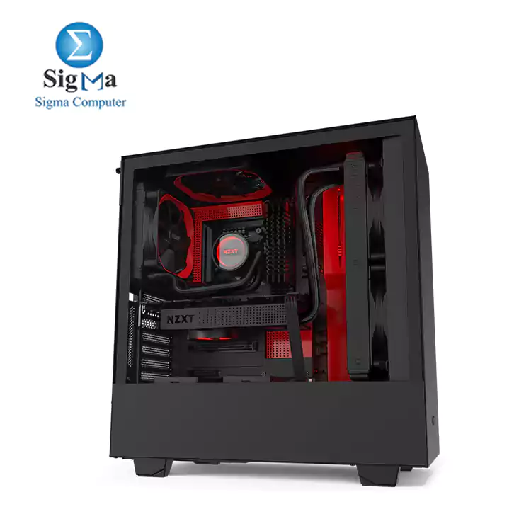 NZXT H510i - CA-H510i-BR - Compact ATX Mid-Tower 2 FANS 120mm PC Gaming Case