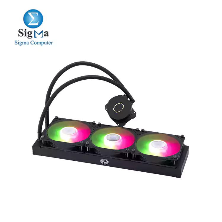 Cooler Master MasterLiquid ML360L ARGB V2 CPU Liquid Cooler - Black   Support Intel   AMD CPU Socket AM5  AM4  AM3 LGA1700  1200  2066  1151   3rd Gen Dual Chamber Pump   360mm Close-Loop AIO