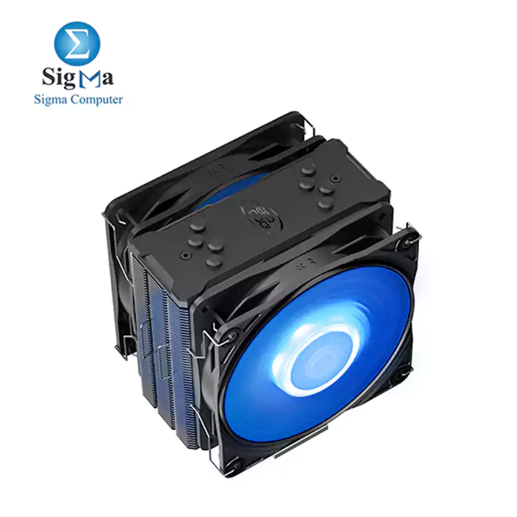 DEEPCOOL GAMMAXX 400 PRO  Dual 120mm PWM fans  4 copper heat pipes with Core Touch Technology  enhanced heatsink  black top cover  and multi-platform compatibility