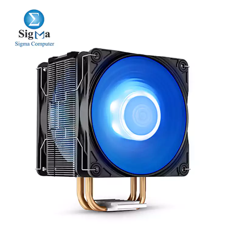 DEEPCOOL GAMMAXX 400 PRO  Dual 120mm PWM fans  4 copper heat pipes with Core Touch Technology  enhanced heatsink  black top cover  and multi-platform compatibility