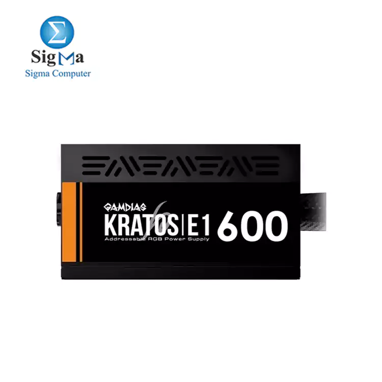 Gamdias KRATOS E1 RGB-600W POWER SUPPLY 