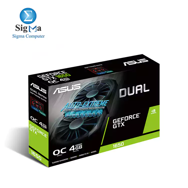 ASUS  GeForce® GTX 1650 DUAL-OC-4G