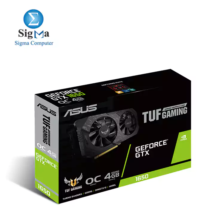 ASUS TUF Gaming GeForce® GTX 1650 OC edition 4GB GDDR5 GAMING