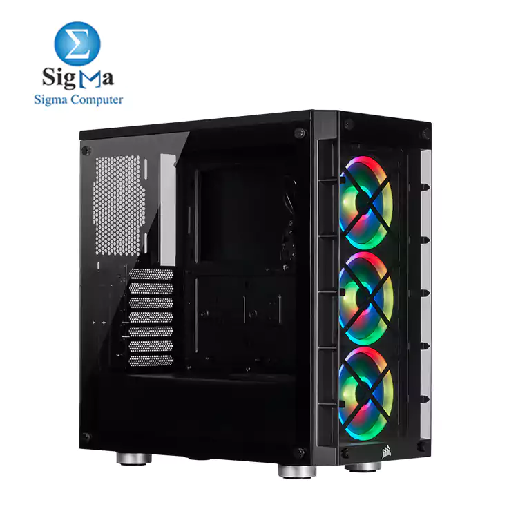 CORSAIR iCUE 465X RGB Mid-Tower ATX Smart Case     BLACK