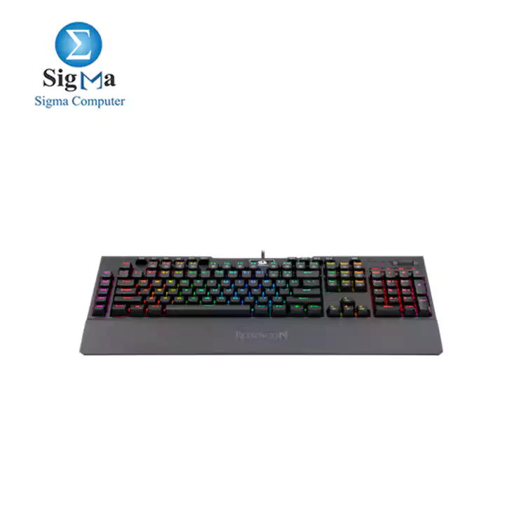 Redragon K586-PRO BRAHMA Mechanical Keyboard-OUTEMU Optical Blue Switches-BLACK