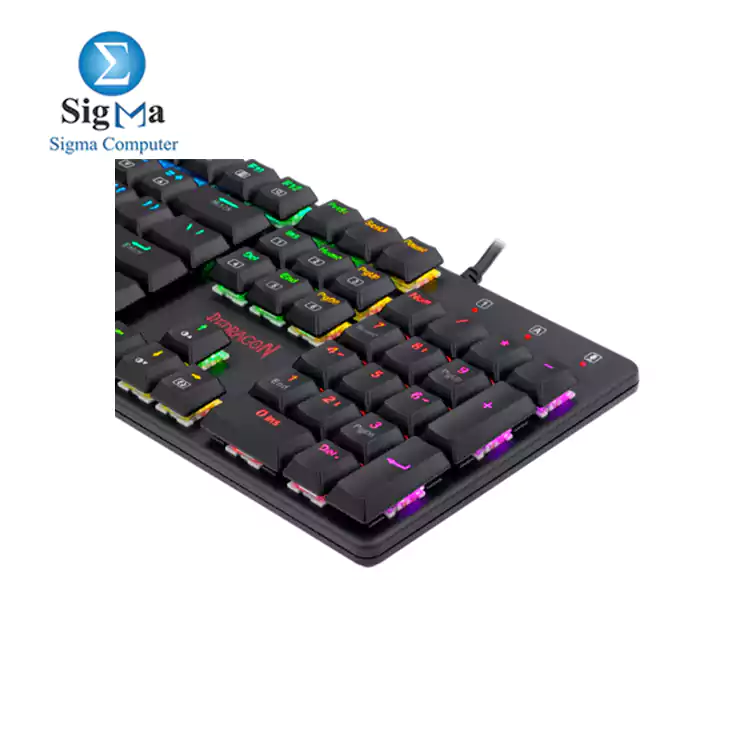 Redragon K589 Shrapnel RGB-MECHANICAL GAMING KEYBOARD-RED SWITCH-BLACK