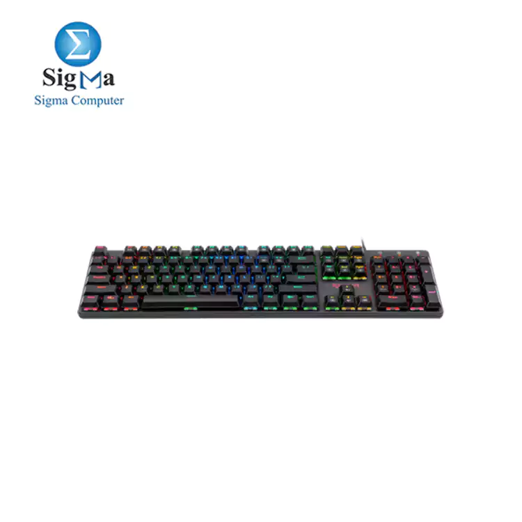 Redragon K589 Shrapnel RGB-MECHANICAL GAMING KEYBOARD-RED SWITCH-BLACK