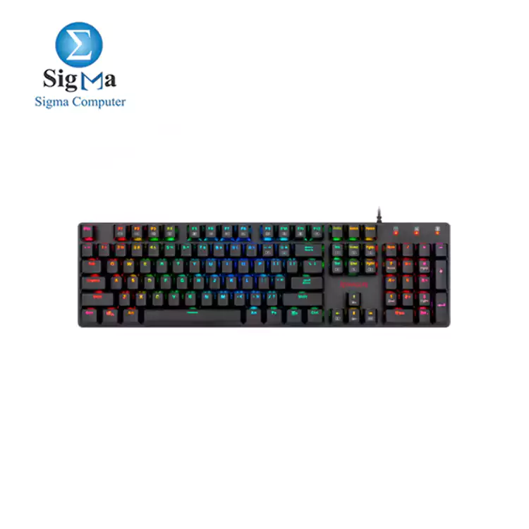 Redragon K589 Shrapnel RGB-MECHANICAL GAMING KEYBOARD-RED SWITCH-BLACK