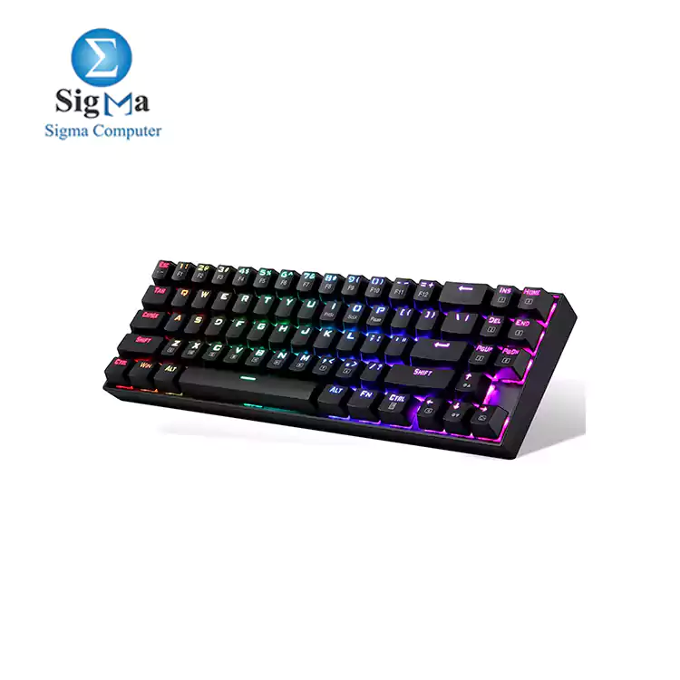 REDRAGON K599-KRS DEIMOS DUAL MOD RGB WIRELESS MECHANICAL GAMING KEYBOARD-SWITCH DIY-BLACK