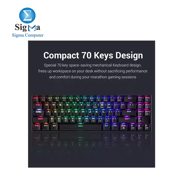 REDRAGON K599-KRS DEIMOS DUAL MOD RGB WIRELESS MECHANICAL GAMING KEYBOARD-SWITCH DIY-BLACK