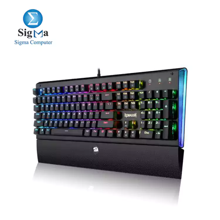 Redragon ARYAMAN K569 RGB MECHANICAL GAMING KEYBOARD- Blue switch