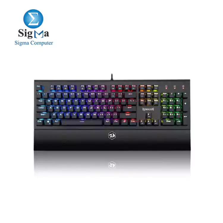 Redragon ARYAMAN K569 RGB MECHANICAL GAMING KEYBOARD- Blue switch