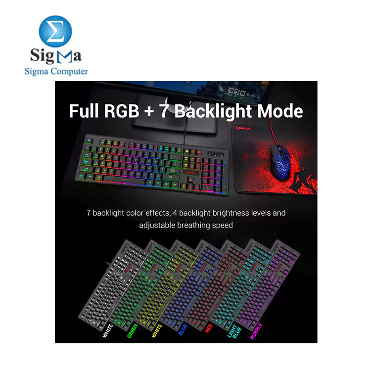 Redragon DAYUS2 K509-RGB PC Gaming Keyboard-BLACK