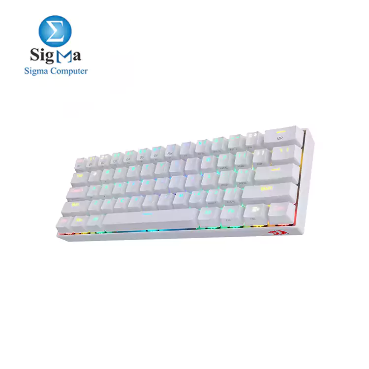 Redragon K530W Draconic RGB Wireless Mechanical Keyboard-BROWEN SWITCH-WHITE