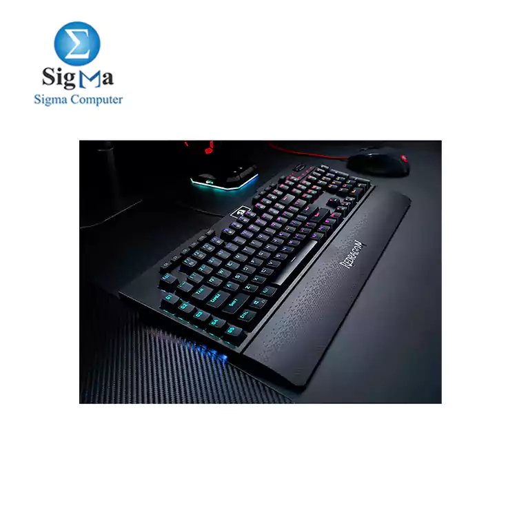 Redragon K586 Brahma RGB Gaming Mechanical Keyboard-BLACK - blue switches