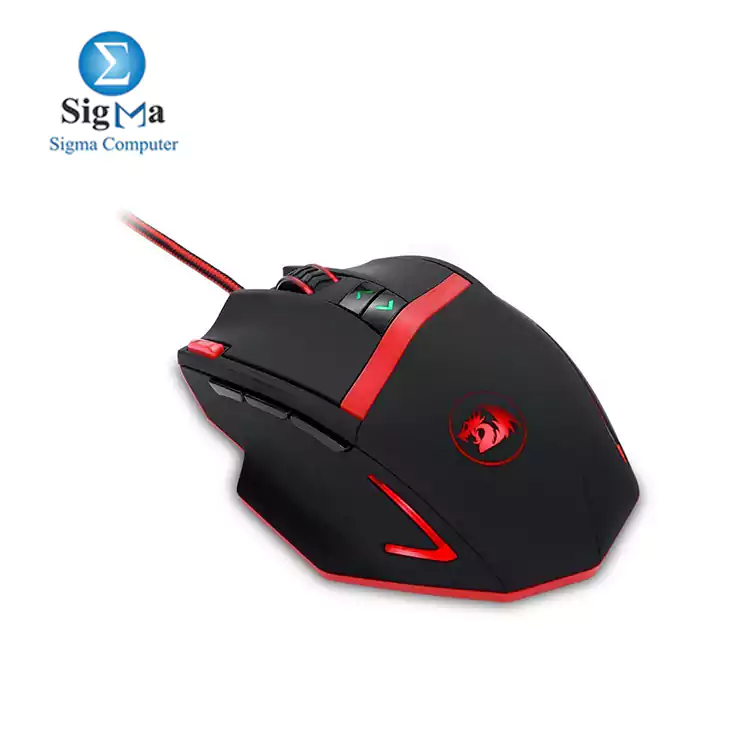 Redragon M801 Mammoth 16400 DPI Programmable Laser Gaming Mouse for PC-BLACK