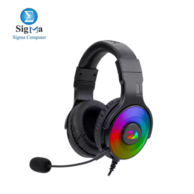 Redragon H350 PANDORA USB RGB Gaming Headset -7.1 Surrounded Sound- Detachable MIC – Black