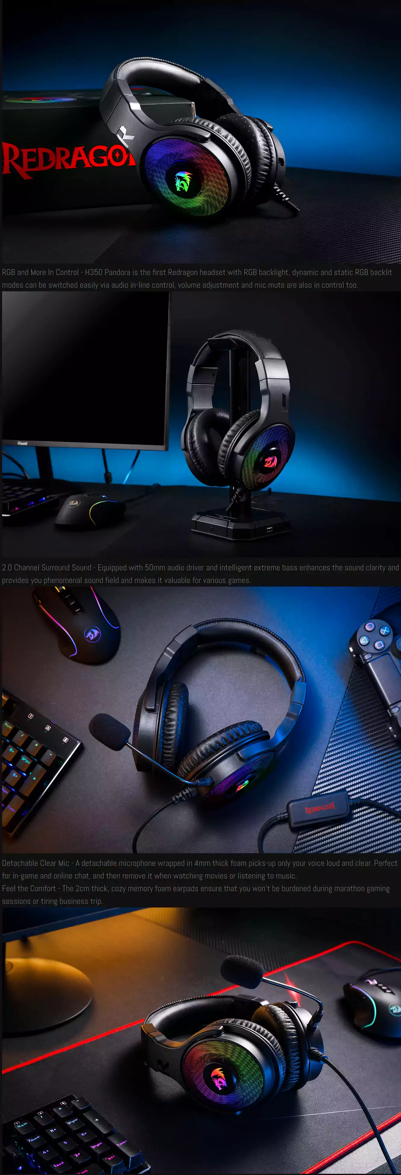 SADES ARMOR REALTEK GAMING AUDIO HEADSET W/ RGB LIGHT